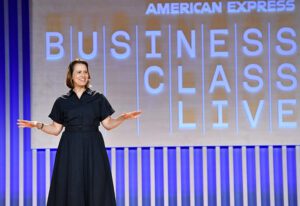 American Express_Business Class Live 2022_Anna Marrs on stage