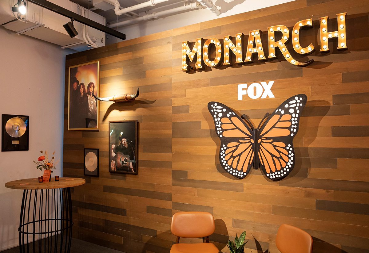 fox-monarch-butterfly wall installation