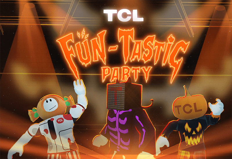 TCL Halloween Party_Roblox metaverse activations