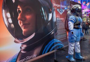 A Giant Leap for Womankind: Morgan Stanley Unveils a Spacesuit for Women in Times Square