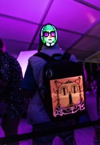 Vayner_V3_Scope_Miami Art Week 2022_LED backpack