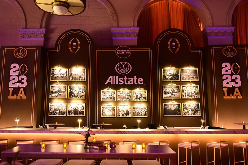 Allstate_CFP 2023_PartyAtThePlayoff_photo wall