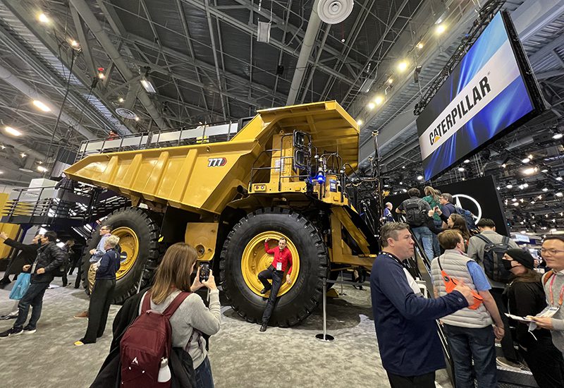 Caterpillar_CES2023_Cat Truck photo op