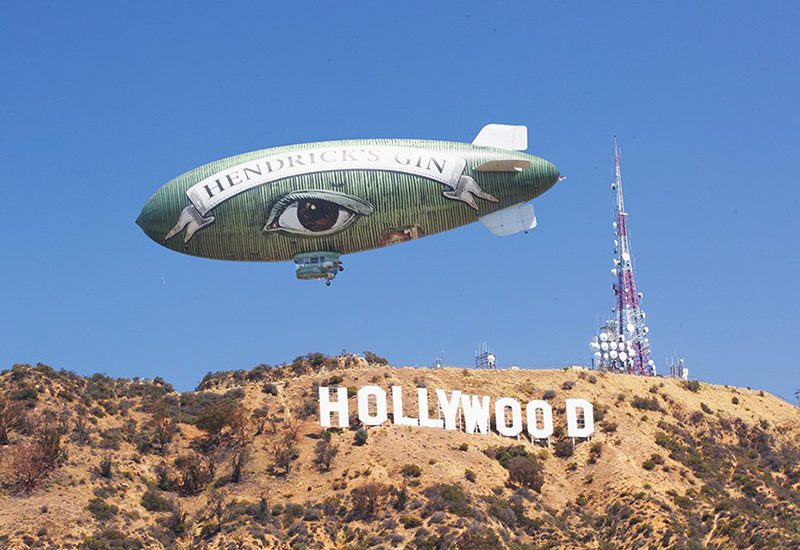 Hendrick's Gin_CucumbAir blimp_Super Bowl 57