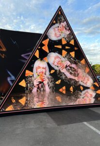 Doritos triangle art installation_SXSW 2023