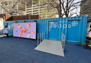 Leaps by Bayer_SXSW 2023_shipping container