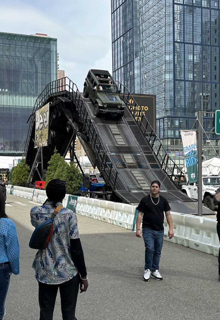 NY Auto Show 2023_Camp Jeep ramp