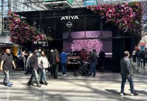 NY Auto Show 2023_Nissan Ariya booth