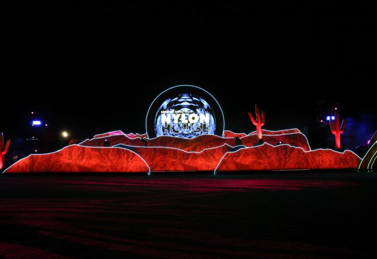 NYLON house_coachella 2023_logo entrance