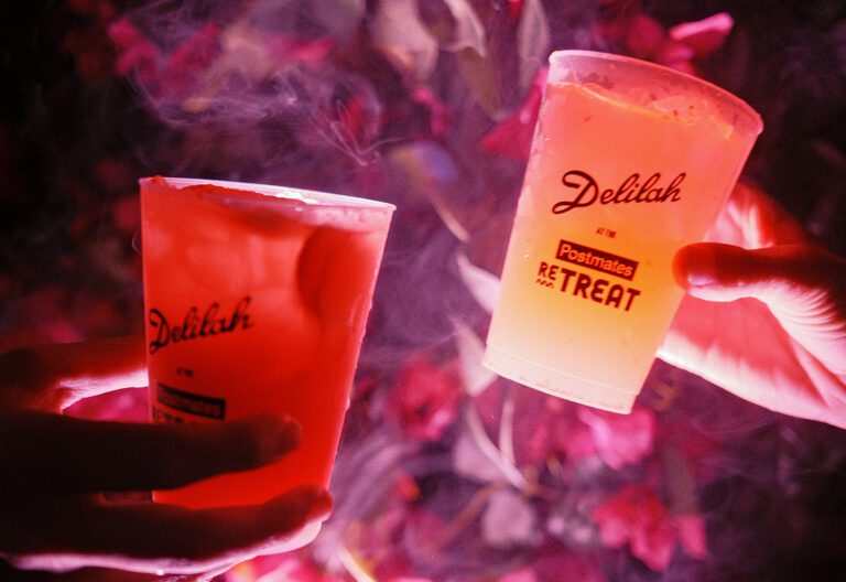 Postmates Coachella 2023_delilah cocktails