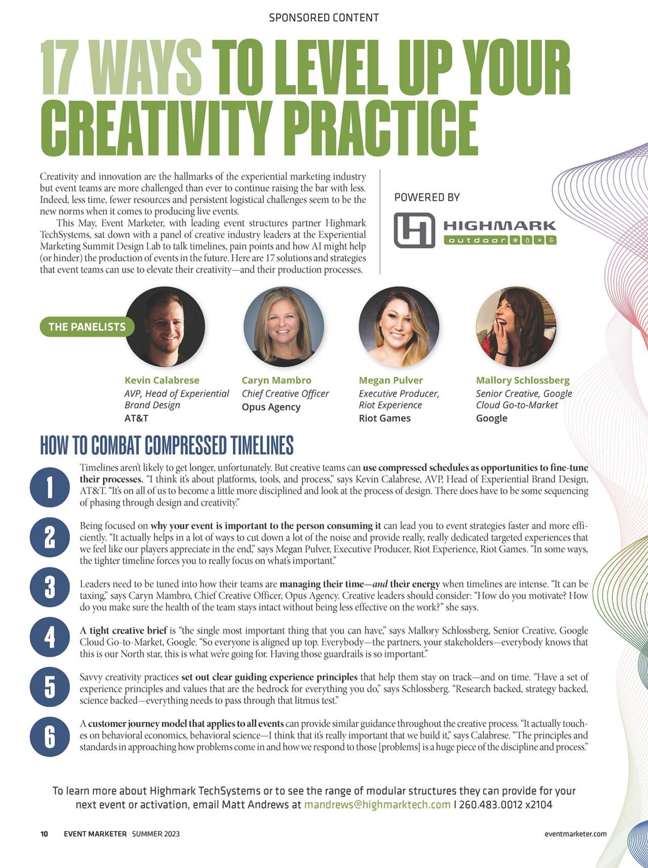 17 Ways to Level-up Your Creativity Practice - Event Marketer