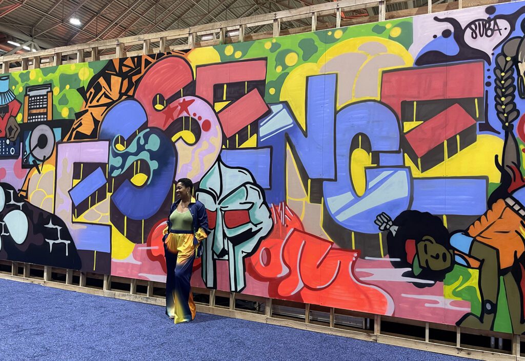 Essence Fest 2023_graphic wall