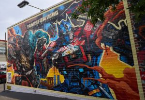 Hasbro_Amazon_Transformers Mural Activation_2023_full mural