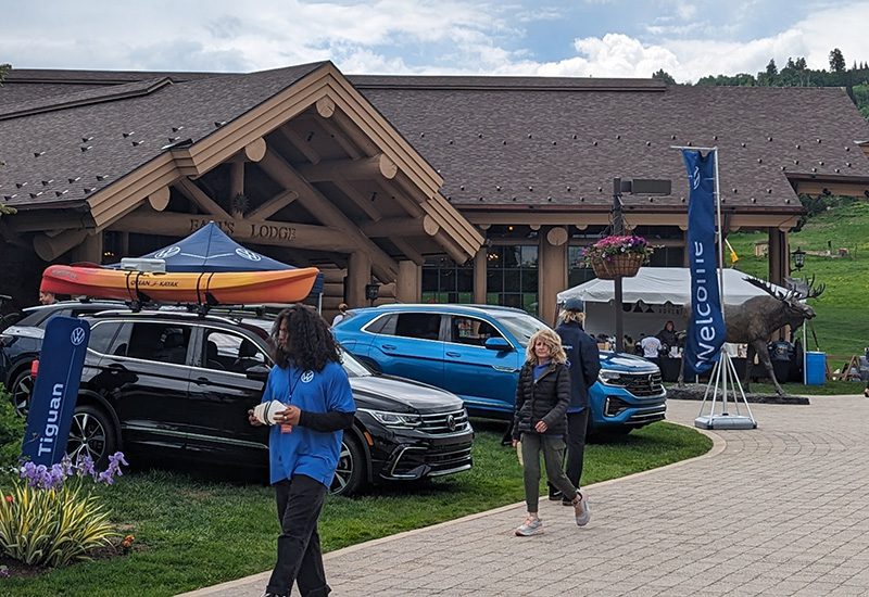 Volkswagen cars at Outdoor Retailer 2023