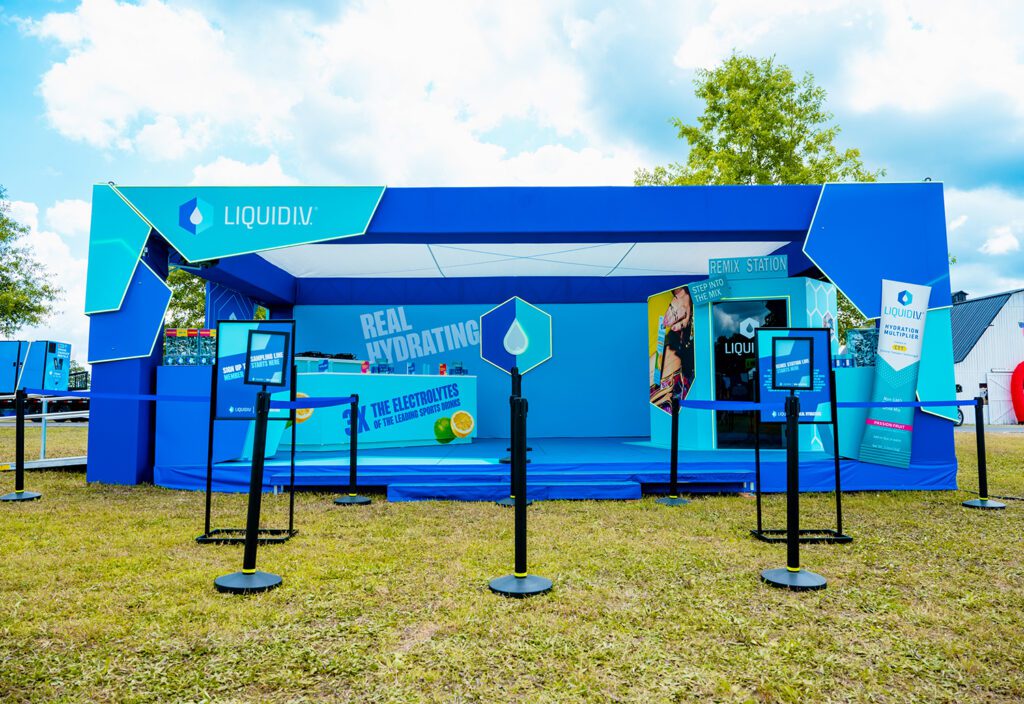 Liquid I.V. by Taylor Regulski for Bonnaroo 2023_Full footprint_empty