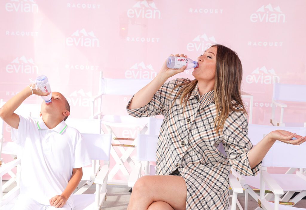 SS evian_US Open 2023_chugging contest