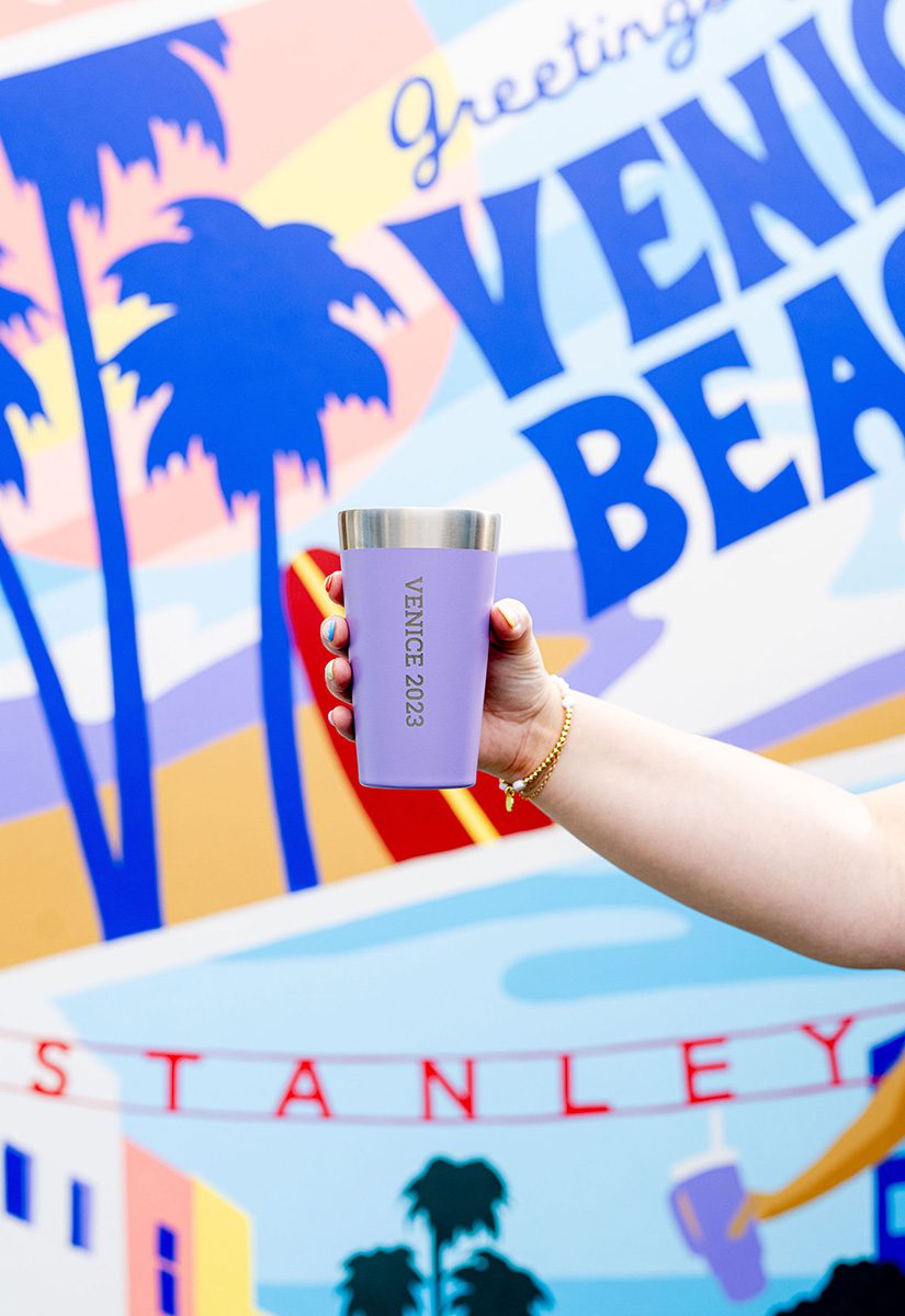 Stanley pop-up engraved tumbler