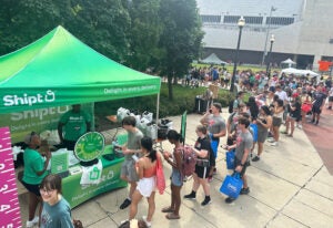 shipt-back-to-campus-2023 line of students