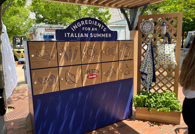 barilla_summer of pesto tour 2023_ingredient wall