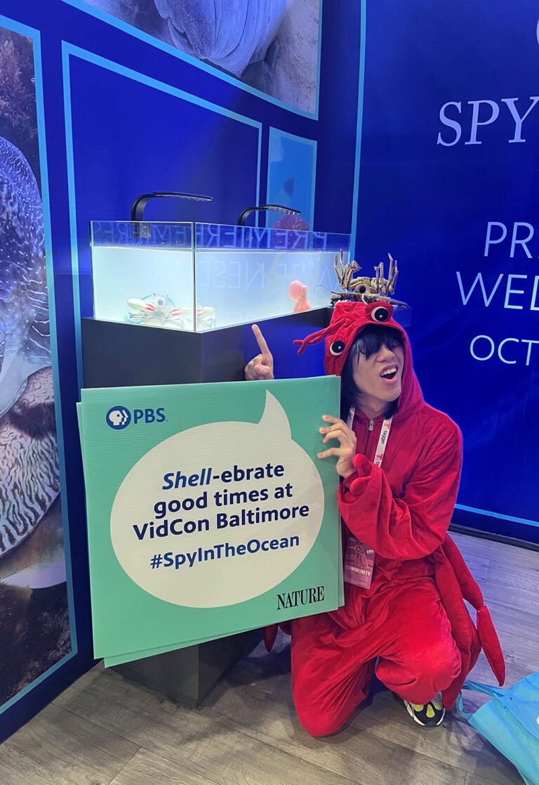PBS_VidCon _2023_attendee crab