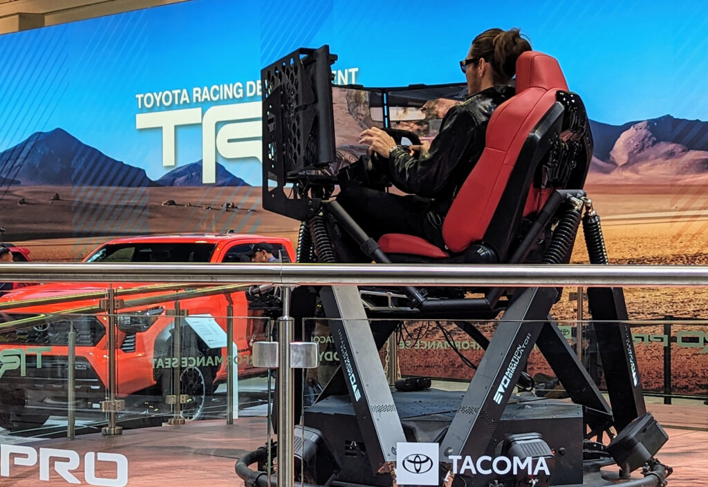 SEMA 23_Toyota Tacoma racing sim