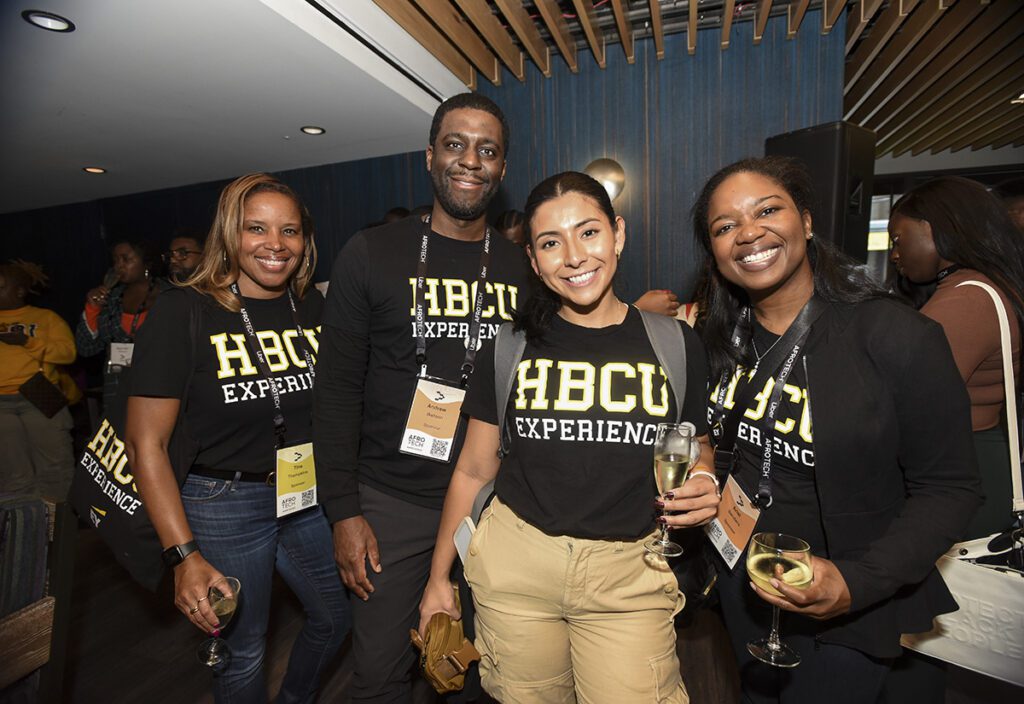 Blavity AfroTech Conference 2023_attendees inHBCU tees