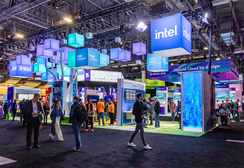 intel park booth-aws-reinvent 2023.