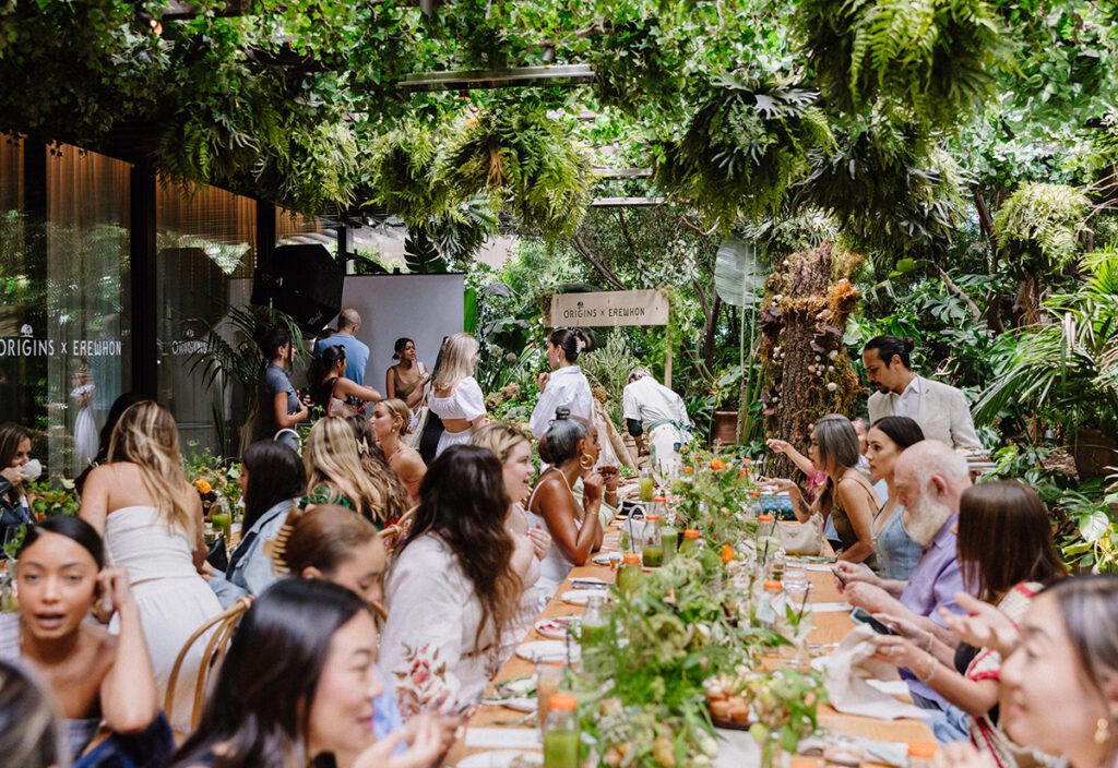 ORIGINSxEREWHON_farmers market brunch 2023 beauty events