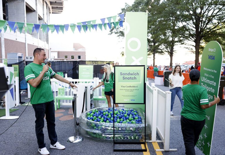 shiptxvisa_tailgate lounge 2023_ball pit_Getty images