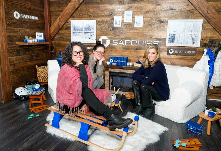 Chase Sapphire_Sundance 2024_Jack Dempsey Photography_chalet photo op