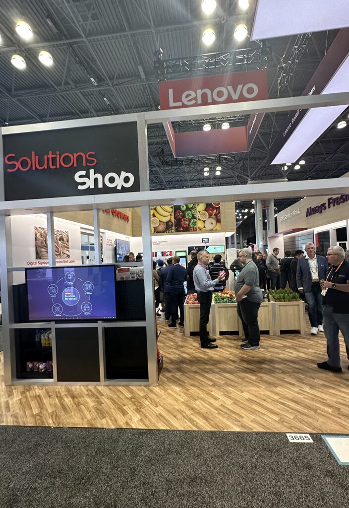 NRF 2024_Lenovo Solutions Shop exterior