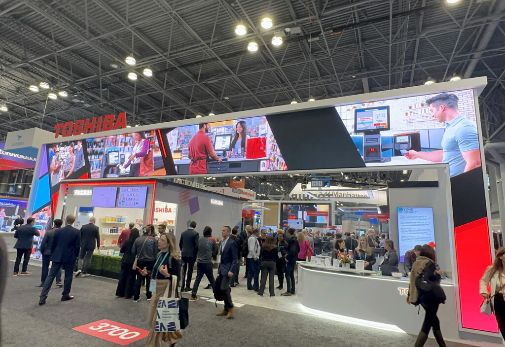 NRF 2024_Toshiba full booth exterior