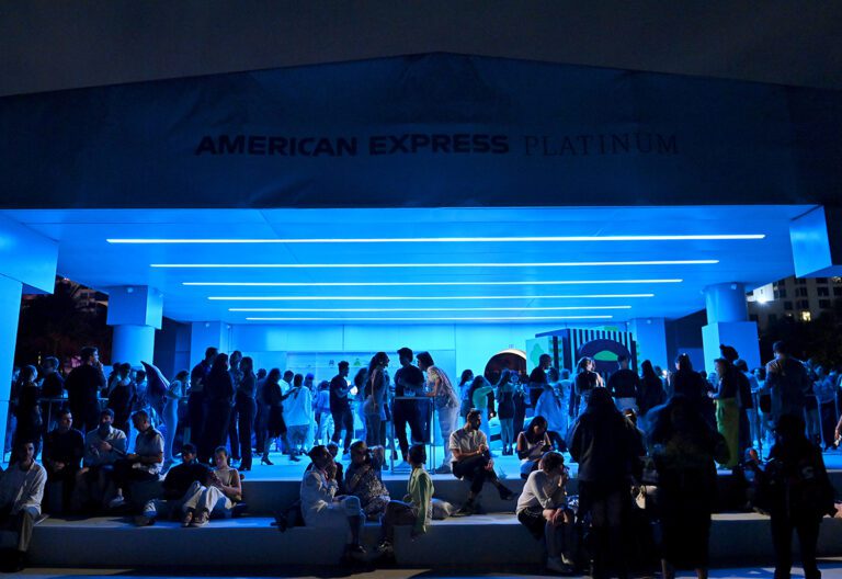 PLAY by American Express Platinum House Party 12.8_Art Week 23_venue wide Shot