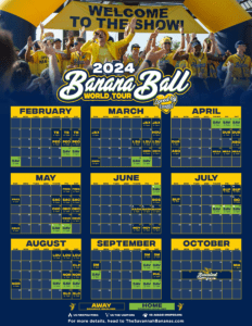 2024-Banana Ball World Tour Schedule