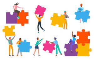 EMS_2024_agenda people and puzzle pieces white background