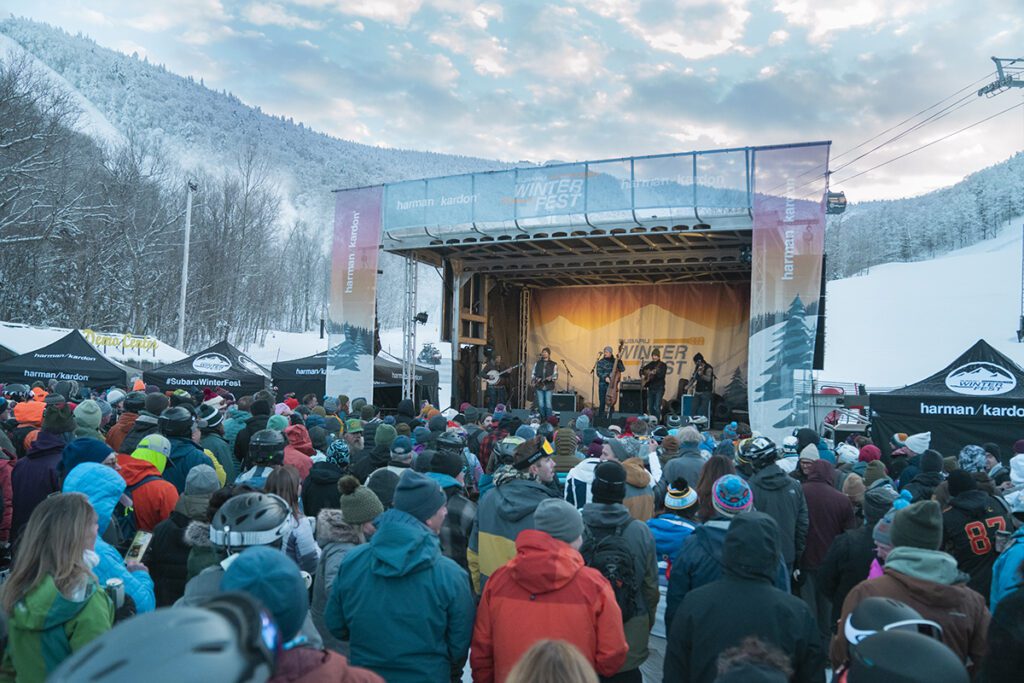 Inside the WinterFest Village Subaru, POWDR Kick Off 2024 Tour