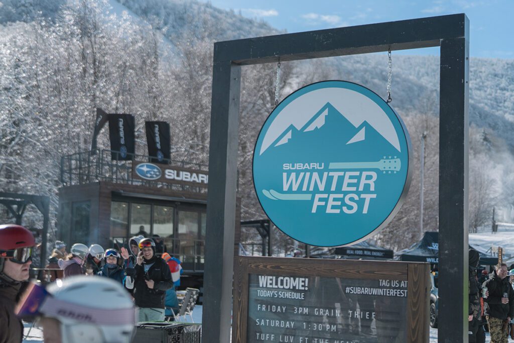 Inside the WinterFest Village Subaru, POWDR Kick Off 2024 Tour