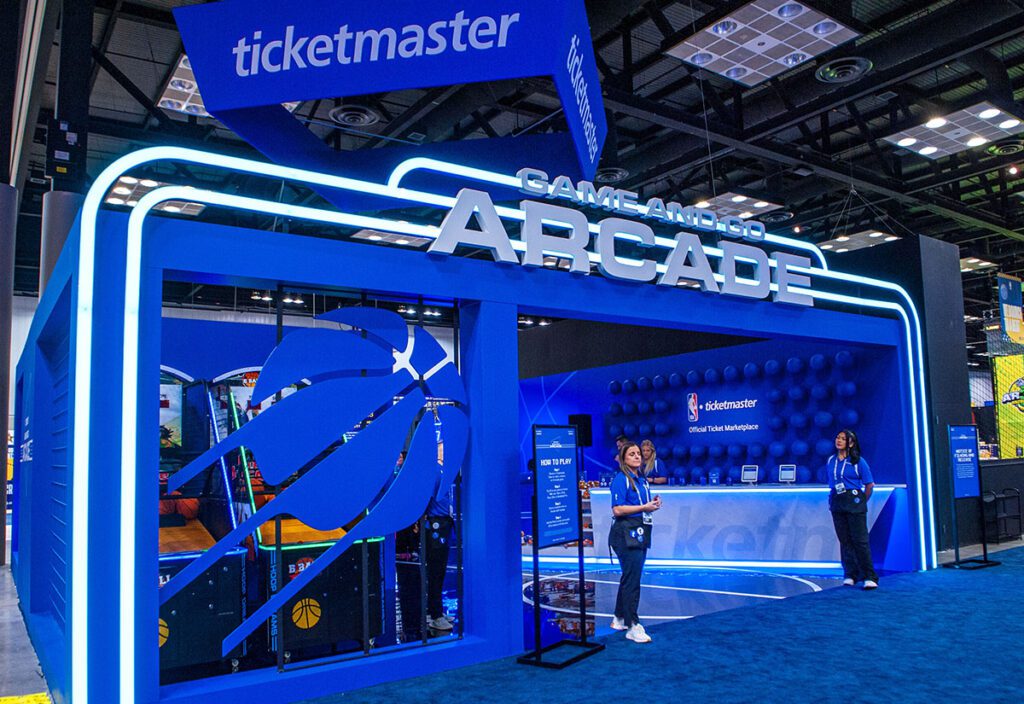 ticketmaster-nba-all-star-2024-arcade-front-of-booth