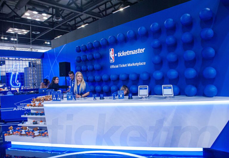 Ticketmaster_NBA All-Star 2024_retro Arcade front desk