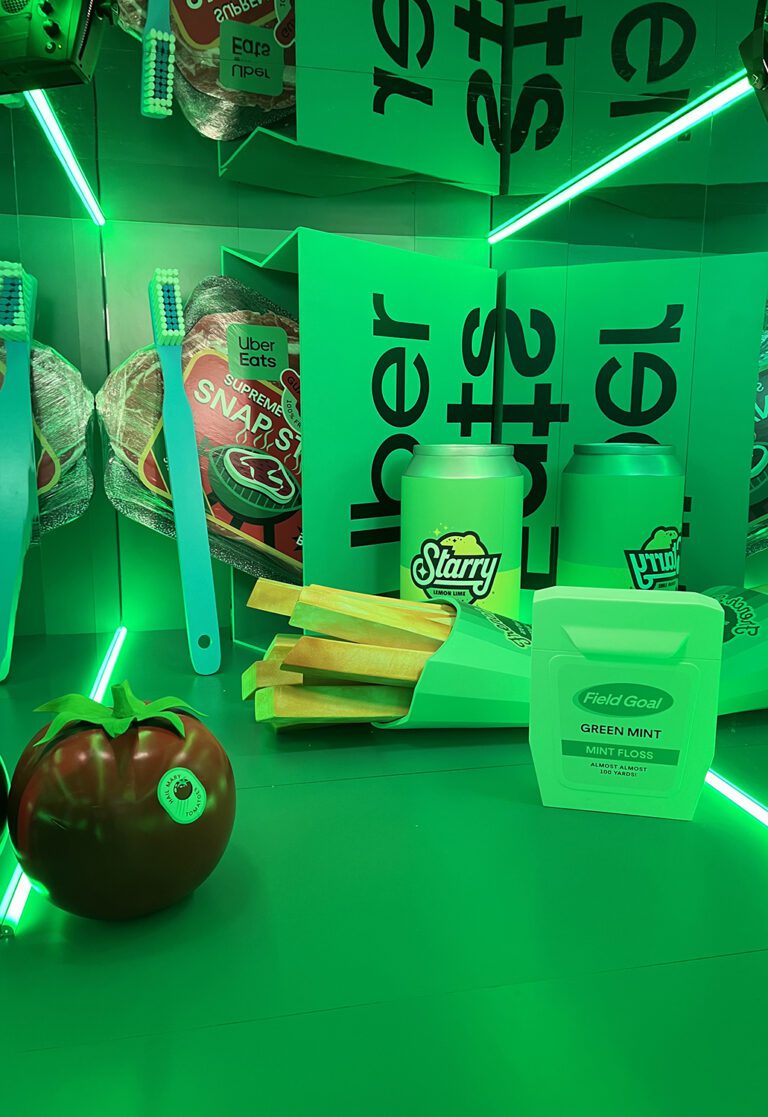 Uber Eats Get Almost Anything Shop 2024_Super Bowl 58_Second room_installations