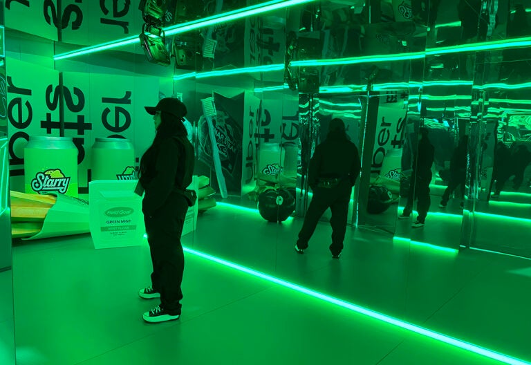 Uber Eats Get Almost Anything Shop 2024_Super Bowl 58_Starry installation