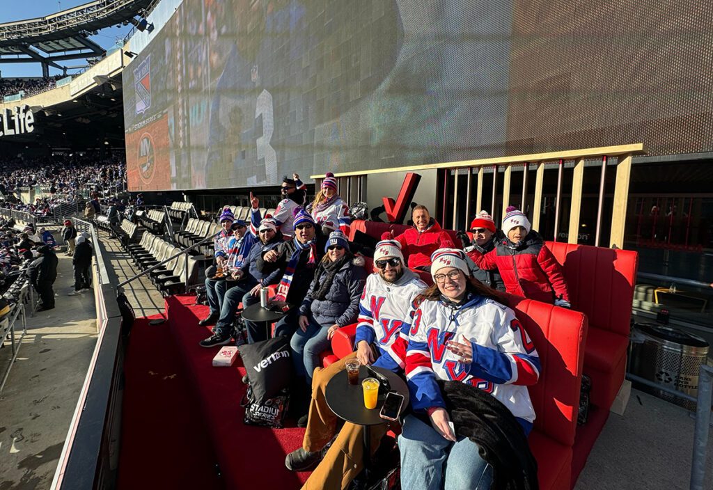 Verizon NHL Stadium Series Activations 2024_rangers fans