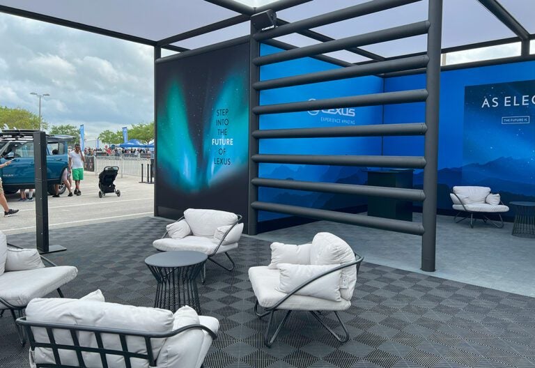 Electrify Expo Lexus booth