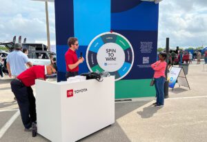 Electrify Expo Toyota Spin the Wheel