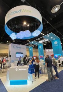 HIMSS24 CloudWave booth