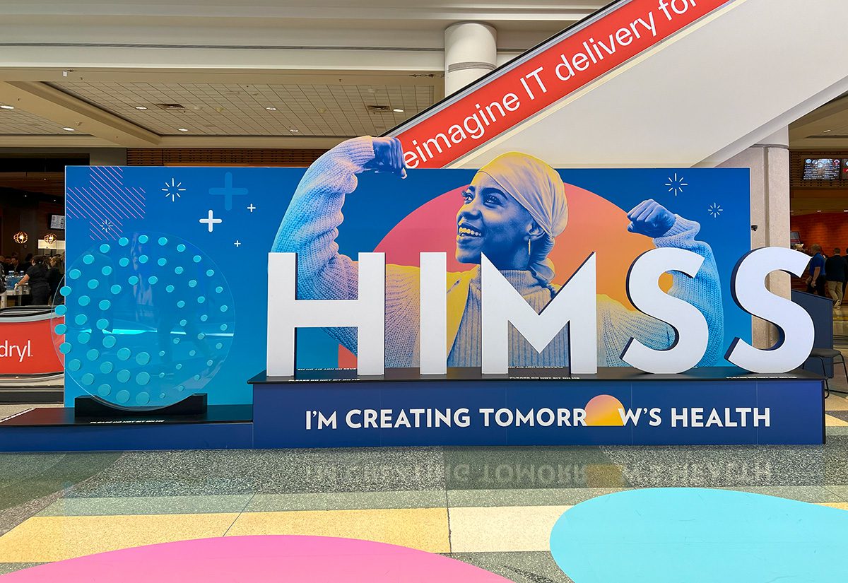 HIMSS24 Photo Op signage