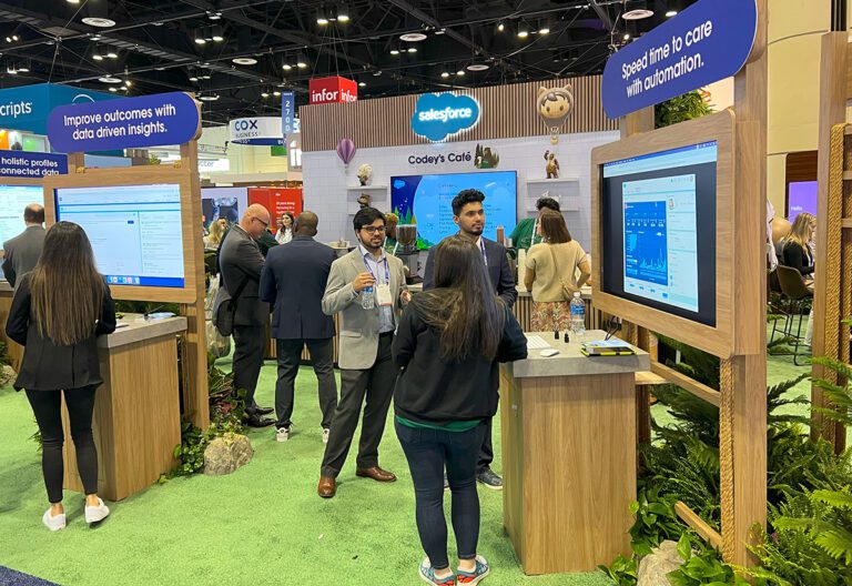 HIMSS24 Salesforce booth