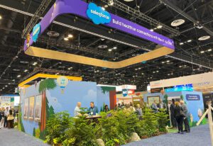 HIMSS24 Salesforce booth