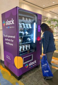 HIMSS24 Slack vending machine