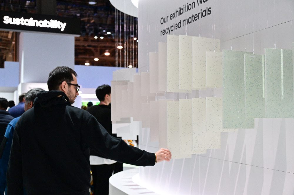 Samsung Recycled Exhibit Materials